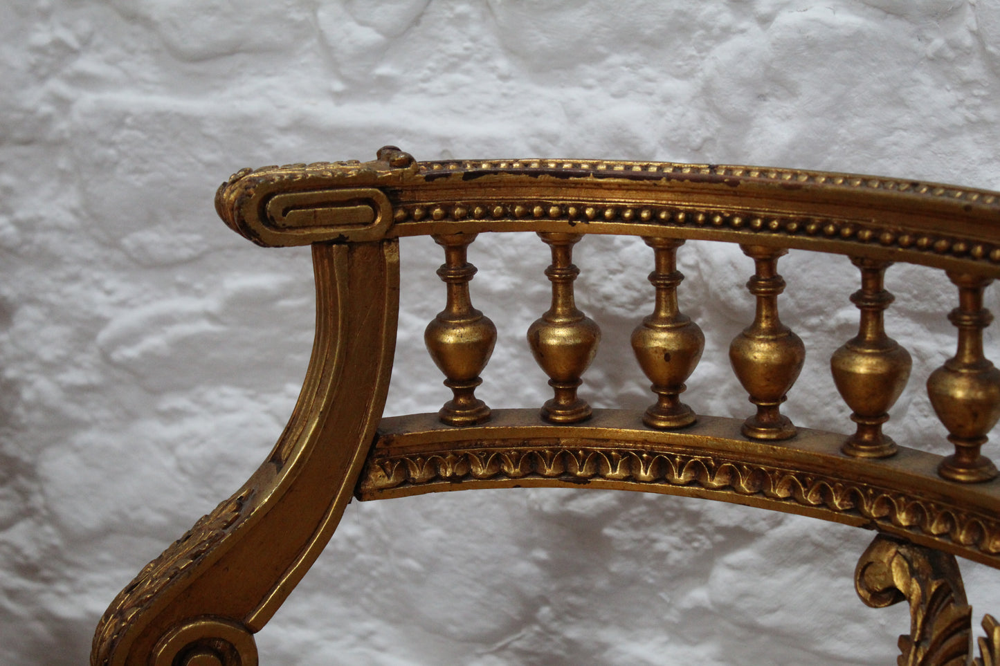 Pair of French Antique Gilt Chairs