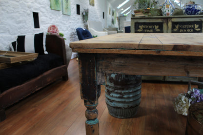 French Antique Scrub Top Pine Table