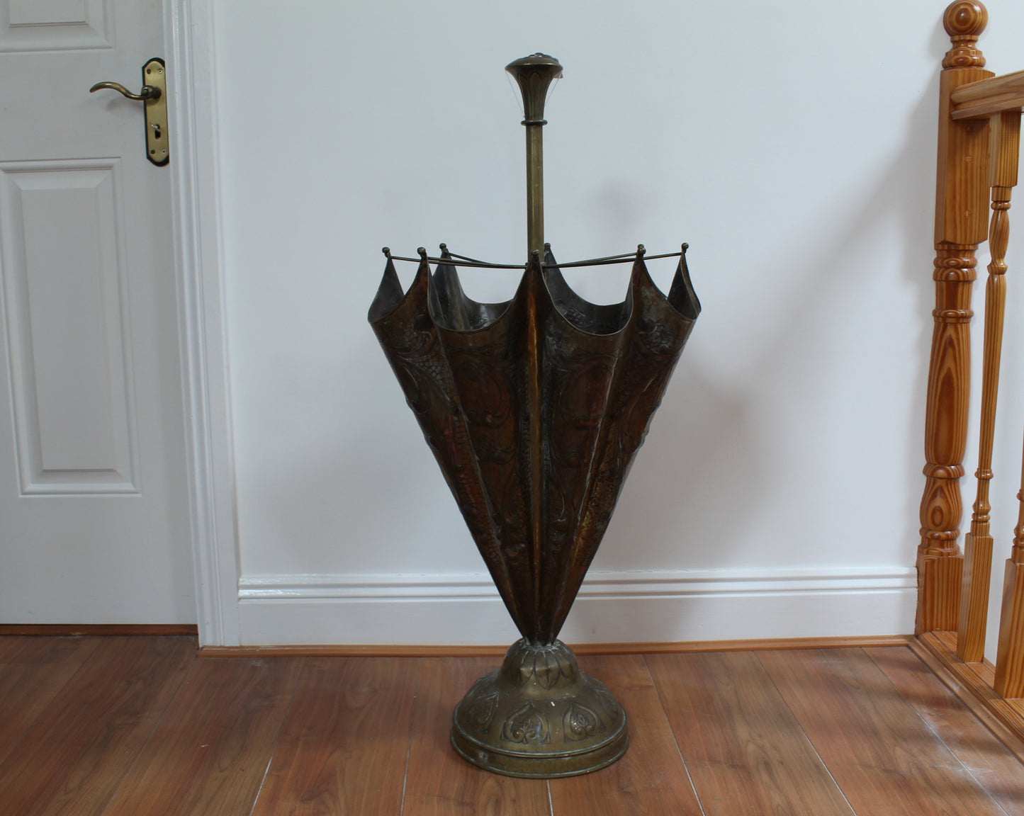 Umbrella Stand in Antique Brass