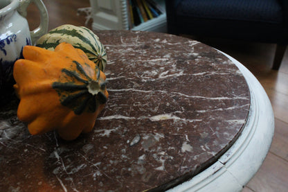 French Antique Marble Topped table